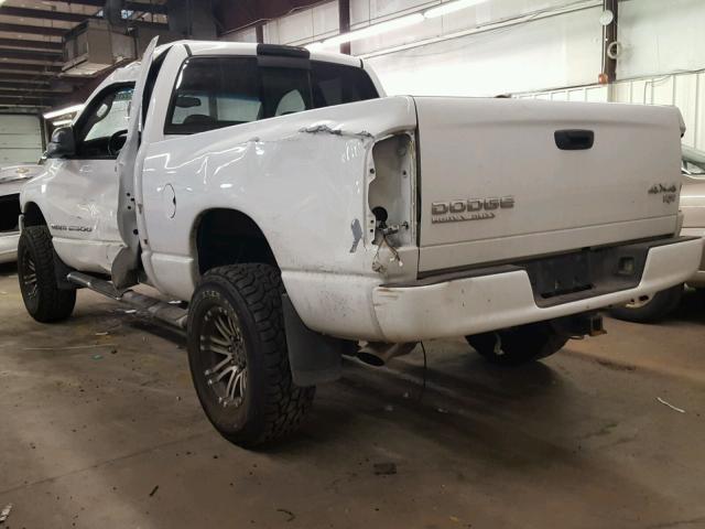 1D7KU28D13J655885 - 2003 DODGE RAM 2500 S WHITE photo 3