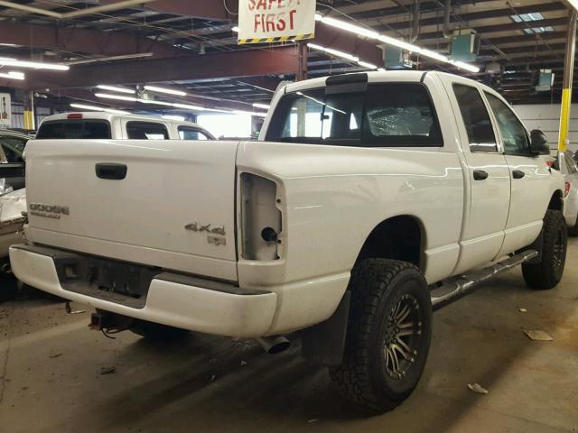 1D7KU28D13J655885 - 2003 DODGE RAM 2500 S WHITE photo 4