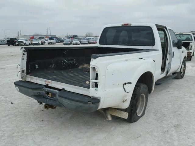 1FTWW32P24ED71254 - 2004 FORD F350 SUPER WHITE photo 4