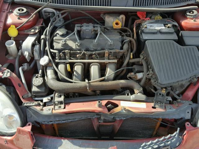 1B3ES56C15D158329 - 2005 DODGE NEON SXT BURGUNDY photo 7