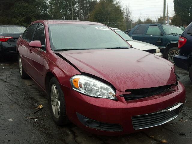 2G1WU581269279340 - 2006 CHEVROLET IMPALA LTZ BURGUNDY photo 1