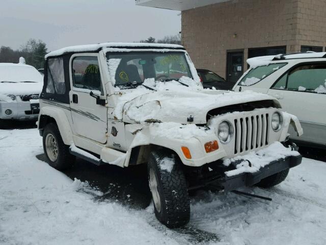 1J4FA59S01P369579 - 2001 JEEP WRANGLER / WHITE photo 1