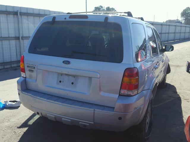 1FMCU94175KA84253 - 2005 FORD ESCAPE LIM GRAY photo 4