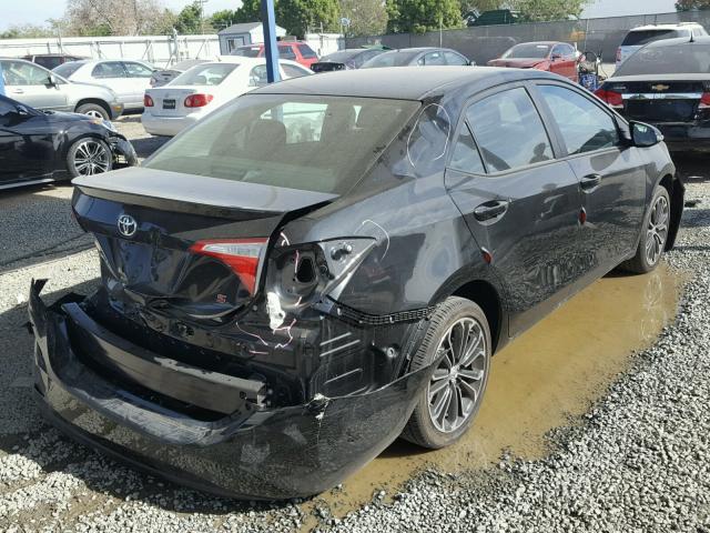 5YFBURHE8GP562083 - 2016 TOYOTA COROLLA L BLACK photo 4