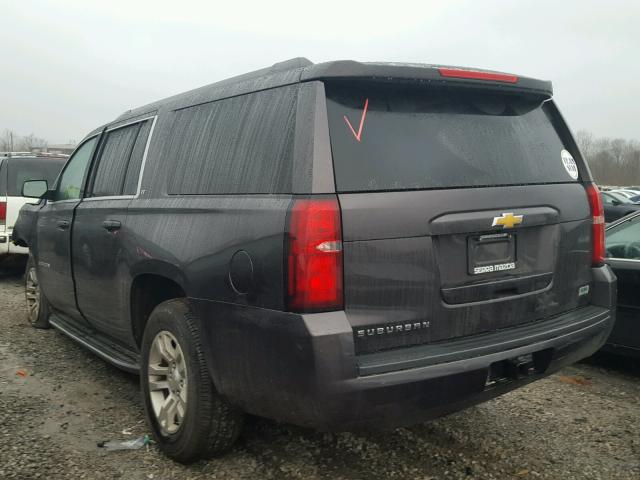 1GNSCJKC5FR517710 - 2015 CHEVROLET SUBURBAN C BLACK photo 3