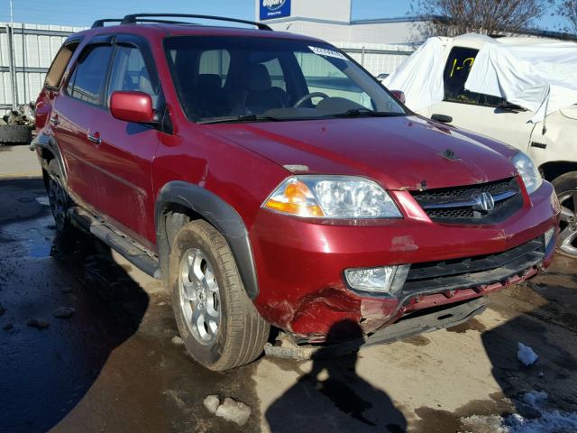 2HNYD18682H507209 - 2002 ACURA MDX TOURIN BURGUNDY photo 1