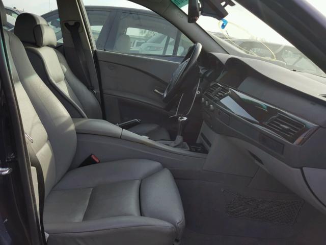 WBANB33584B088599 - 2004 BMW 545 I BLUE photo 5