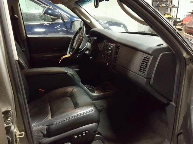 1B4HS28N11F543202 - 2001 DODGE DURANGO GRAY photo 5