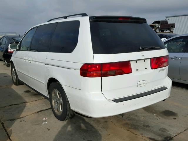 2HKRL18631H596626 - 2001 HONDA ODYSSEY EX WHITE photo 3