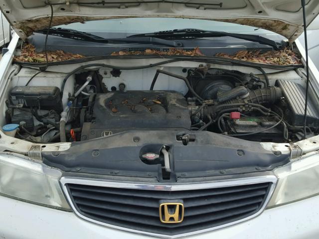 2HKRL18631H596626 - 2001 HONDA ODYSSEY EX WHITE photo 7