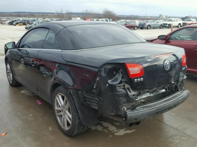 WVWFA71F09V005363 - 2009 VOLKSWAGEN EOS LUX 黑色 照片 3