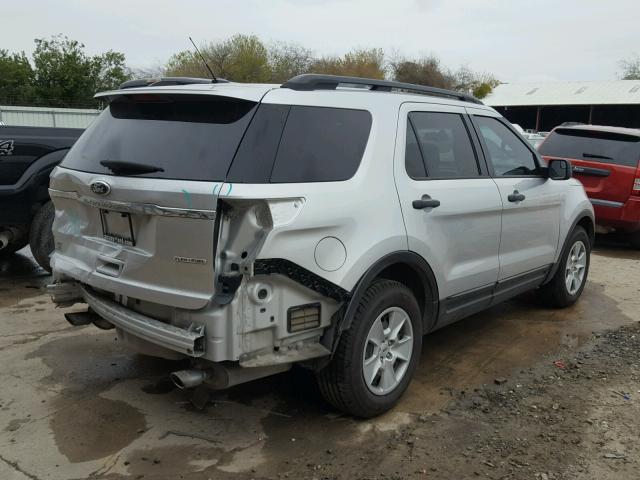 1FM5K7B81DGB39039 - 2013 FORD EXPLORER SILVER photo 4