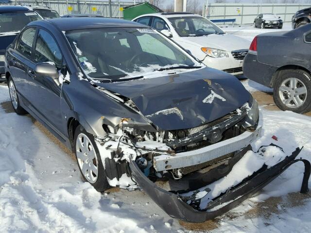 1HGFA16587L003142 - 2007 HONDA CIVIC LX GRAY photo 1