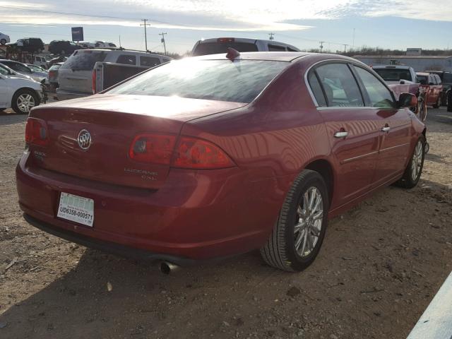 1G4HJ5EM9BU115616 - 2011 BUICK LUCERNE CX RED photo 4