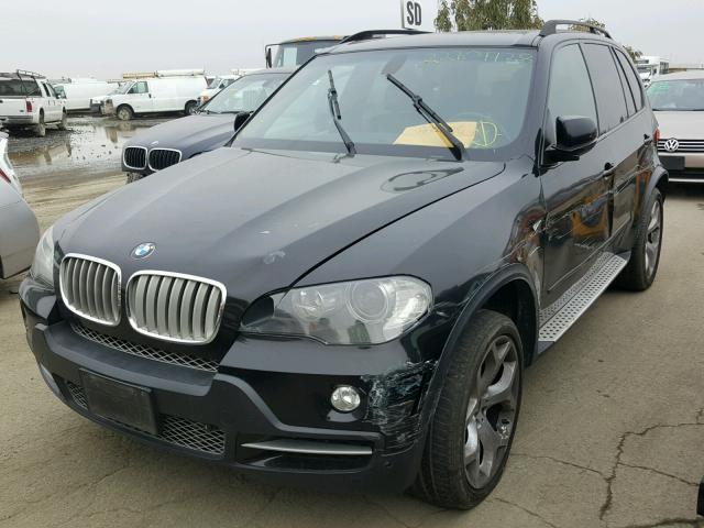 4USFE83527LY65265 - 2007 BMW X5 4.8I BLACK photo 2