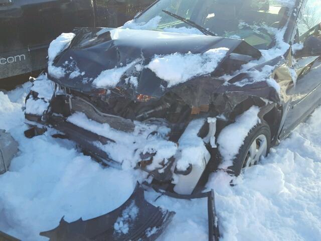 1G1AJ55F577353064 - 2007 CHEVROLET COBALT LS BLACK photo 9