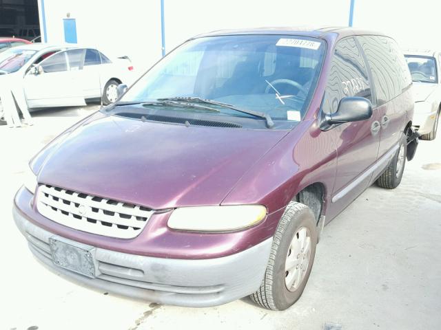 2C4GJ25R8YR736197 - 2000 CHRYSLER VOYAGER BURGUNDY photo 2