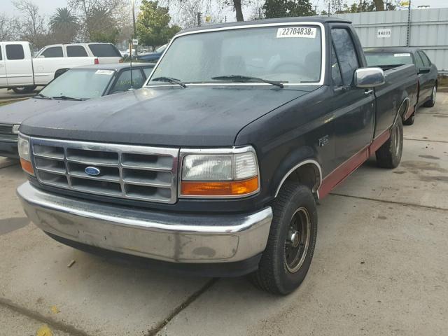 1FTDF15Y1SLA32283 - 1995 FORD F150 BLUE photo 2