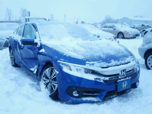 19XFC1F31GE005041 - 2016 HONDA CIVIC EX ლურჯი ფოტო 1