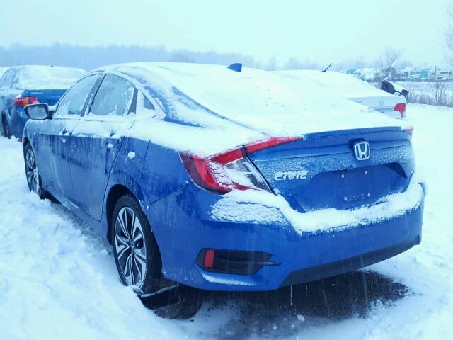 19XFC1F31GE005041 - 2016 HONDA CIVIC EX ლურჯი ფოტო 3