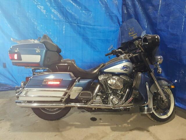 1HD1FCW145Y682747 - 2005 HARLEY-DAVIDSON FLHTCUI BLUE photo 9