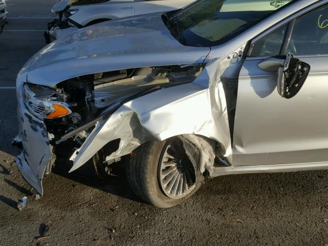 3FA6P0K93FR297488 - 2015 FORD FUSION TIT SILVER photo 9