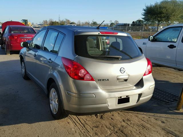 3N1BC1CP0BL421675 - 2011 NISSAN VERSA S GRAY photo 3