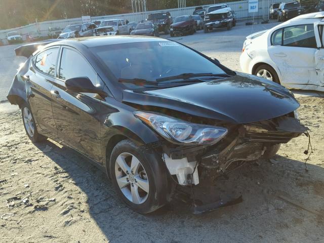 KMHDH4AE5DU796041 - 2013 HYUNDAI ELANTRA GL BLACK photo 1