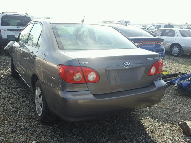 1NXBR32EX5Z446161 - 2005 TOYOTA COROLLA CE GRAY photo 3