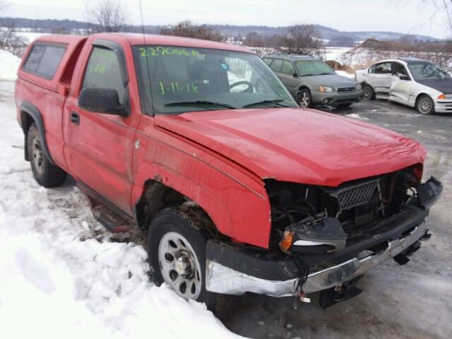 1GCEK14V45Z180498 - 2005 CHEVROLET SILVERADO RED photo 1