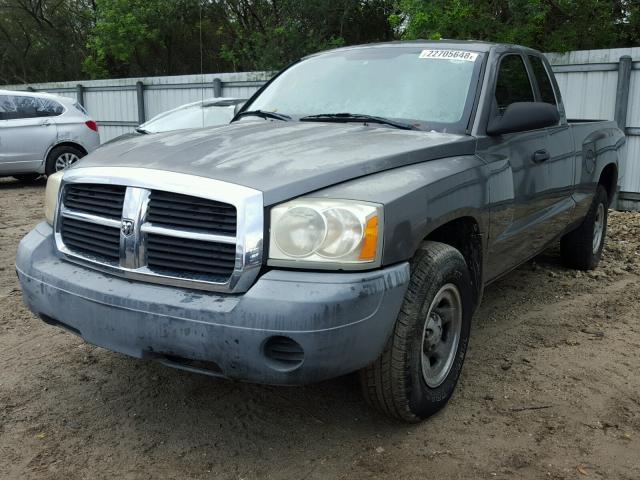 1D7HE22K56S510698 - 2006 DODGE DAKOTA ST CHARCOAL photo 2