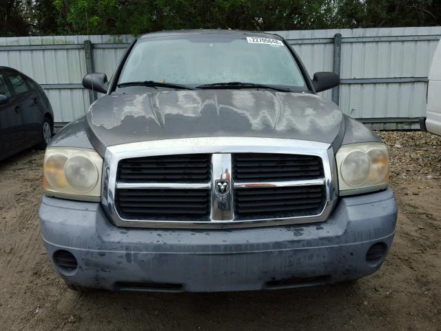 1D7HE22K56S510698 - 2006 DODGE DAKOTA ST CHARCOAL photo 9