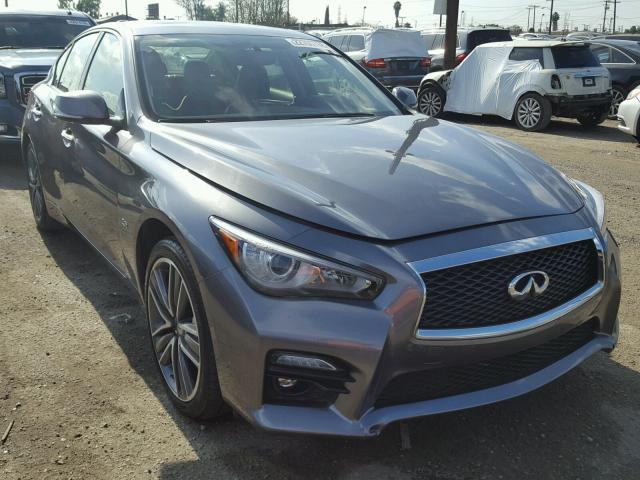 JN1CV7AP7HM640636 - 2017 INFINITI Q50 BASE GRAY photo 1