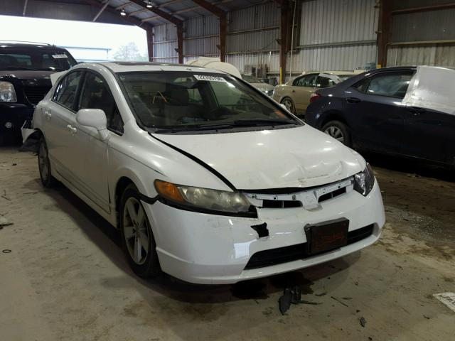 1HGFA16826L010757 - 2006 HONDA CIVIC EX თეთრი ფოტო 1
