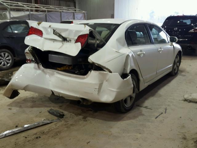 1HGFA16826L010757 - 2006 HONDA CIVIC EX თეთრი ფოტო 4
