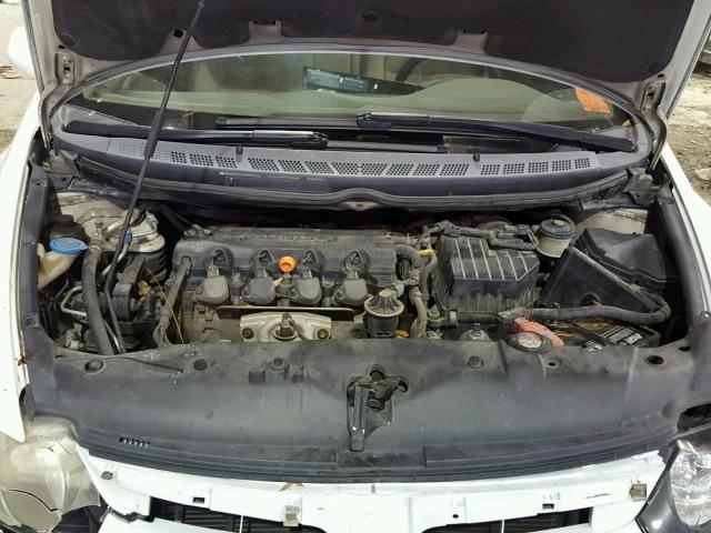1HGFA16826L010757 - 2006 HONDA CIVIC EX თეთრი ფოტო 7