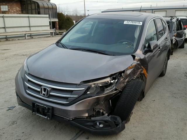 5J6RM4H53CL063206 - 2012 HONDA CR-V EX GRAY photo 2