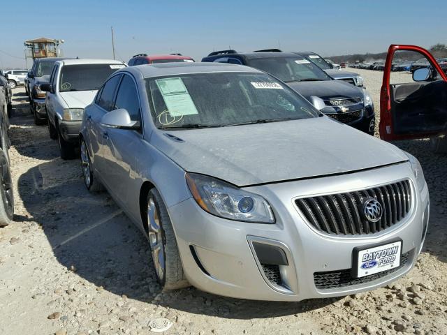 2G4GV5GV9D9176552 - 2013 BUICK REGAL GS SILVER photo 1