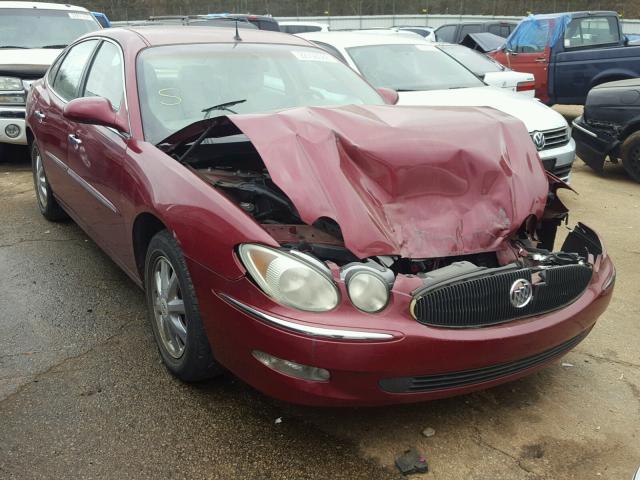 2G4WD532X51288061 - 2005 BUICK LACROSSE C MAROON photo 1