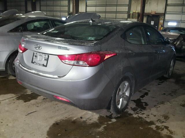 KMHDH4AE7DU729604 - 2013 HYUNDAI ELANTRA GL CHARCOAL photo 4