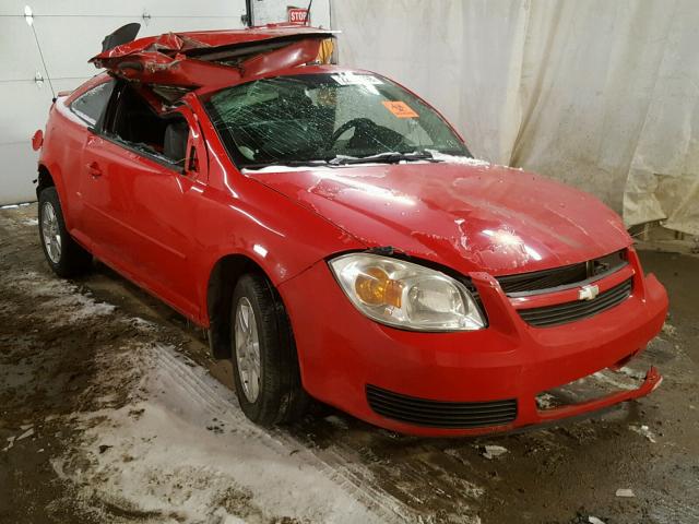 1G1AL12F557604380 - 2005 CHEVROLET COBALT LS RED photo 1