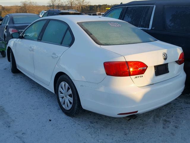 3VW2K7AJ4EM377287 - 2014 VOLKSWAGEN JETTA BASE 白色 照片 3