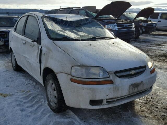 KL1TG52635B484692 - 2005 CHEVROLET AVEO LT WHITE photo 1