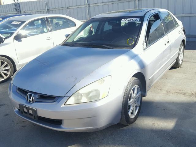 1HGCM66564A041385 - 2004 HONDA ACCORD EX SILVER photo 2