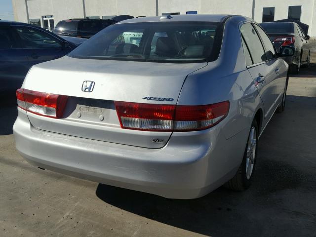 1HGCM66564A041385 - 2004 HONDA ACCORD EX SILVER photo 4