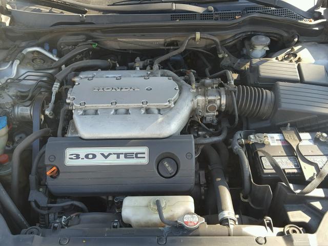 1HGCM66564A041385 - 2004 HONDA ACCORD EX SILVER photo 7