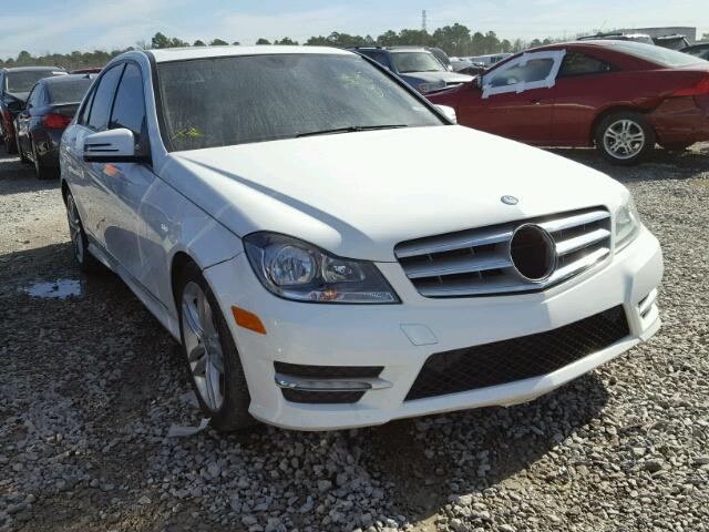 WDDGF4HB7DR261675 - 2013 MERCEDES-BENZ C 250 WHITE photo 1