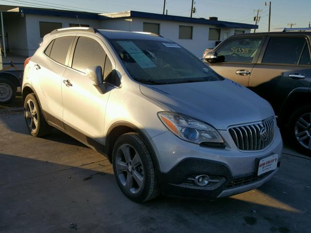 KL4CJBSB1DB198208 - 2013 BUICK ENCORE CON SILVER photo 1