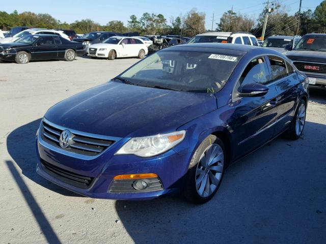 WVWEU73CX9E523938 - 2009 VOLKSWAGEN CC BLUE photo 2