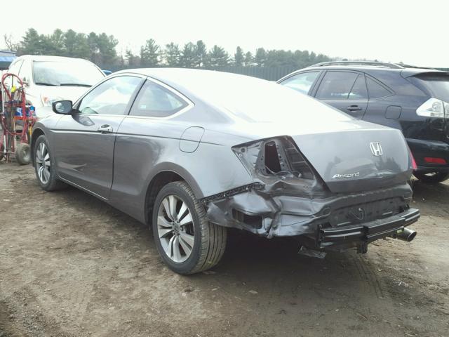 1HGCS12739A019951 - 2009 HONDA ACCORD EX GRAY photo 3